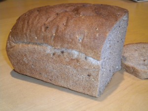 whole wheat bread loaf