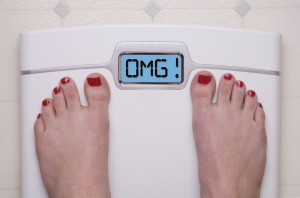 Feet on Scale